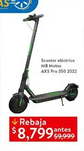 Walmart Scooter eléctrico mb motos oferta