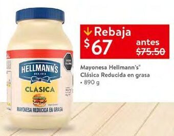 Mayonesa hellmann's 890g