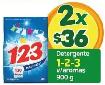 Arteli Detergente 1-2-3 v/Aromas 2x900g oferta