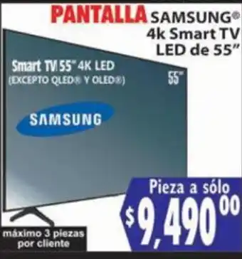 Samsung 4K Smart TV LED 55"