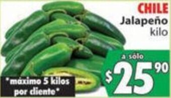 Casa Ley Chile Jalapeño oferta