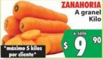 Zanahoria a Granel