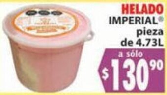 Helado Imperial Pieza de 4.73L