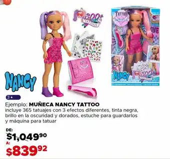 Muñeca nancy tatto