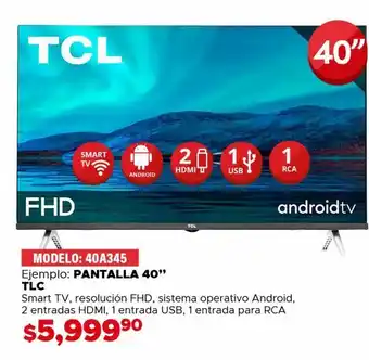 DelSol Pantalla 40" tlc oferta