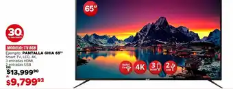 DelSol Pantalla 65" guia oferta