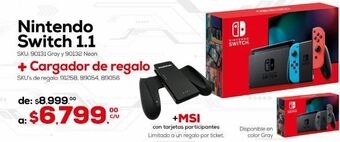 RadioShack Nintendo switch 1.1 oferta