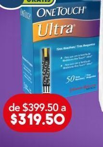 Farmacia San Pablo One touch tiras ultra 50 piezas caja oferta