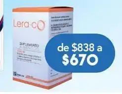 Farmacia San Pablo Leraco suplemento alimenticio con antioxidantes vitaminas, minerales y aminoácidos 30 cápsulas caja oferta