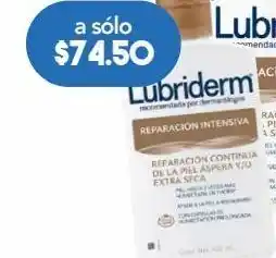Farmacia San Pablo Lubriderm reparación intensa crema corporal 400 ml crema envase oferta