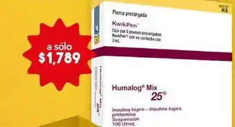 Farmacia San Pablo Humalog mix 25 5 caja insulina lispro 25 ui insulina lispro protamina 75 ui oferta