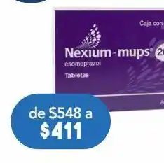 Farmacia San Pablo Nexium mups 14 tabletas caja esomeprazol magnésico trihidra 20 mg oferta