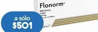 Farmacia San Pablo Flonorm 14 tabletas caja rifaximina alfa 400 mg oferta