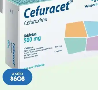 Farmacia San Pablo Cefuracet 10 tableta caja cefuroxima 500 mg oferta