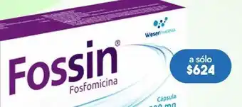 Farmacia San Pablo Fossin 30 cápsula caja fosfomicina 500 mg oferta