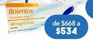 Bolentax 2 solución jeringa prellenada enoxaparina sódica 40 mg