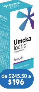 Farmacia San Pablo Umckaloabo 50 ml solución gotero extracto etanolico de raíces d 80 ml oferta