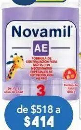 Farmacia San Pablo Novamil ae3 fórmula de continuación con hierro 800 g polvo lata oferta