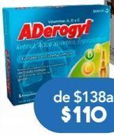 Farmacia San Pablo Aderogyl 15 oral sol 3.3mg caj c/5 oferta
