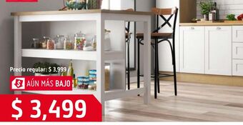 Sodimac Homecenter Isla cocina denver xl blanca oferta