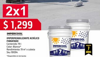 Sodimac Homecenter Impermeabilizante acrilico fibratado oferta