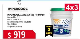 Sodimac Homecenter Impermeabilizante acrilico fibratado oferta