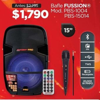 Chedraui Bafle fussion oferta