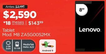 Chedraui Tablet lenovo oferta