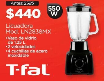 Chedraui Licuadora t-fal oferta