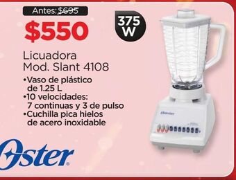 Chedraui Licuadora oster oferta