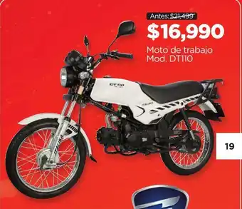 Chedraui Moto de trabajo italika oferta