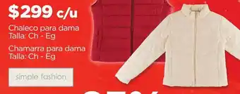 Chedraui Chaleco para dama oferta