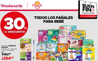 Pañales Kiddies 50 Piezas