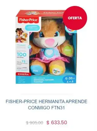 Fisher-Price Hermanita Aprende Conmigo FTN31