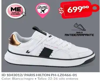 Price Shoes Paris Hilton PH-LZ0466-01 Tallas 22-26 oferta