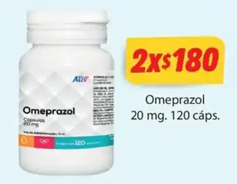 Omeprazol 2 x 20mg 120 cáps.
