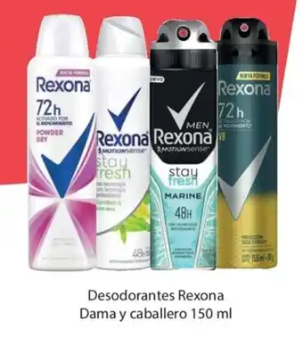 Desodorante Rexona Dama y Caballero 3 x 150ml