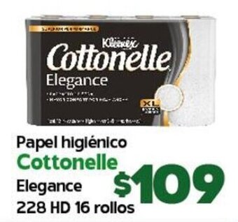 Papel Higiénico Cottonelle Elegance 16 rollos