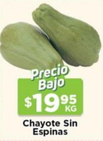 HEB Chayote sin Espinas oferta