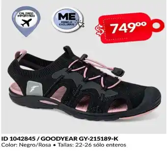 Price Shoes Goodyear GY-215189-K Tallas 22-26 oferta