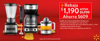 Walmart Combo de 4 Electrodomésticos Farberware oferta