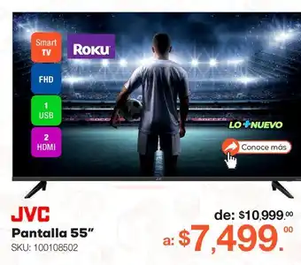 RadioShack Pantallas jvc 55" oferta