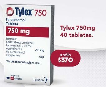 Farmacia San Pablo Tylex 40 tableta caja oferta