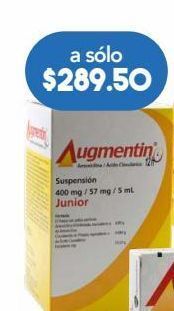 Farmacia San Pablo Augmentin 12h junior 60 ml suspensión frasco dosificador oferta