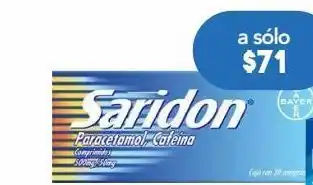 Saridon 20 comprimidos