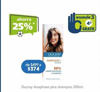 Farmacia San Pablo Ducray anaphase+ shampoo anticaída 200 ml oferta