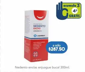 Farmacia San Pablo Nedento enjuague bucal encías 300 ml oferta