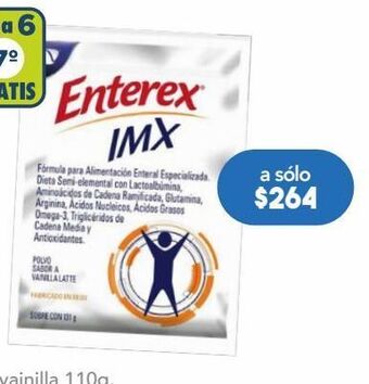 Farmacia San Pablo Enterex imx vainilla 123 g oferta