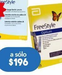 Farmacia San Pablo Freestyle optium tiras de prueba de glucosa en sangre 50 piezas oferta