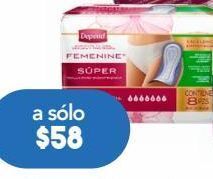 Farmacia San Pablo Depend toallas para incontinencia anatómica súper 8 piezas oferta